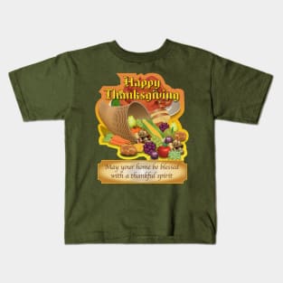 Thanksgiving Spirit Kids T-Shirt